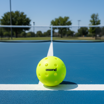 Ascend pickleball on outdoor pickleball court